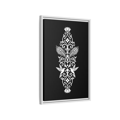 Hummingbird Soulmates - Framed Canvas