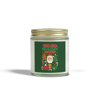 Ho Ho Ho-liday Mood Scented Candle, Coconut Apricot Wax, Relaxing Home Decor, Gift for Xmas Lovers, Cozy Atmosphere, Aromatherapy