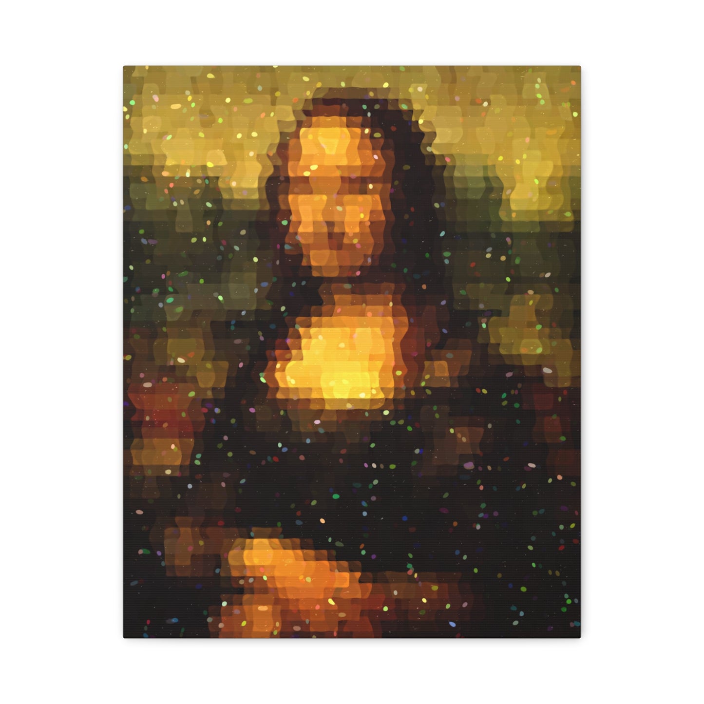 Pixel Muse — Silent Smile - Canvas