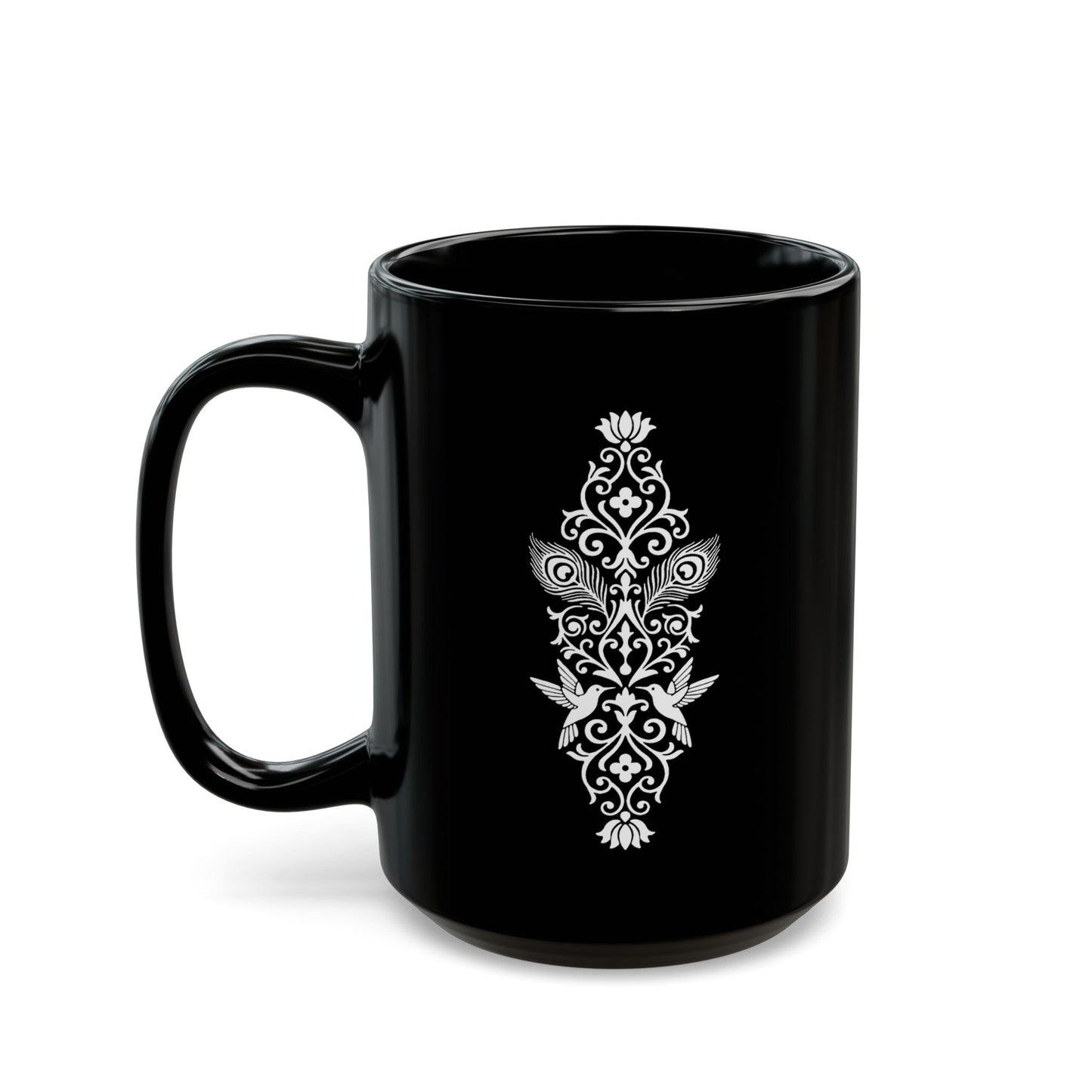 Hummingbird Soulmates - Black Mug