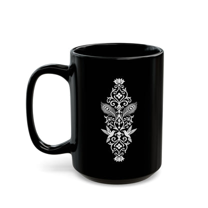 Hummingbird Soulmates - Black Mug