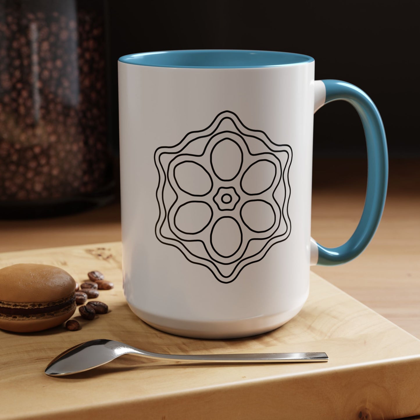 Elegant Floral Accent Coffee Mug, Perfect for Home, Office, Gifts, Birthdays, Inspirational Quotes, Tea Lovers