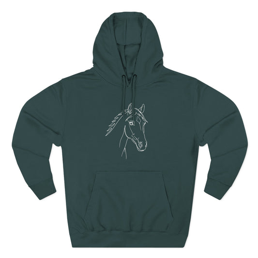 Horse Portrait Sketch - Hoodie