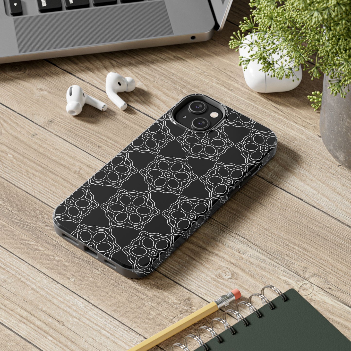 Geometric Sacred Flower - Phone Case