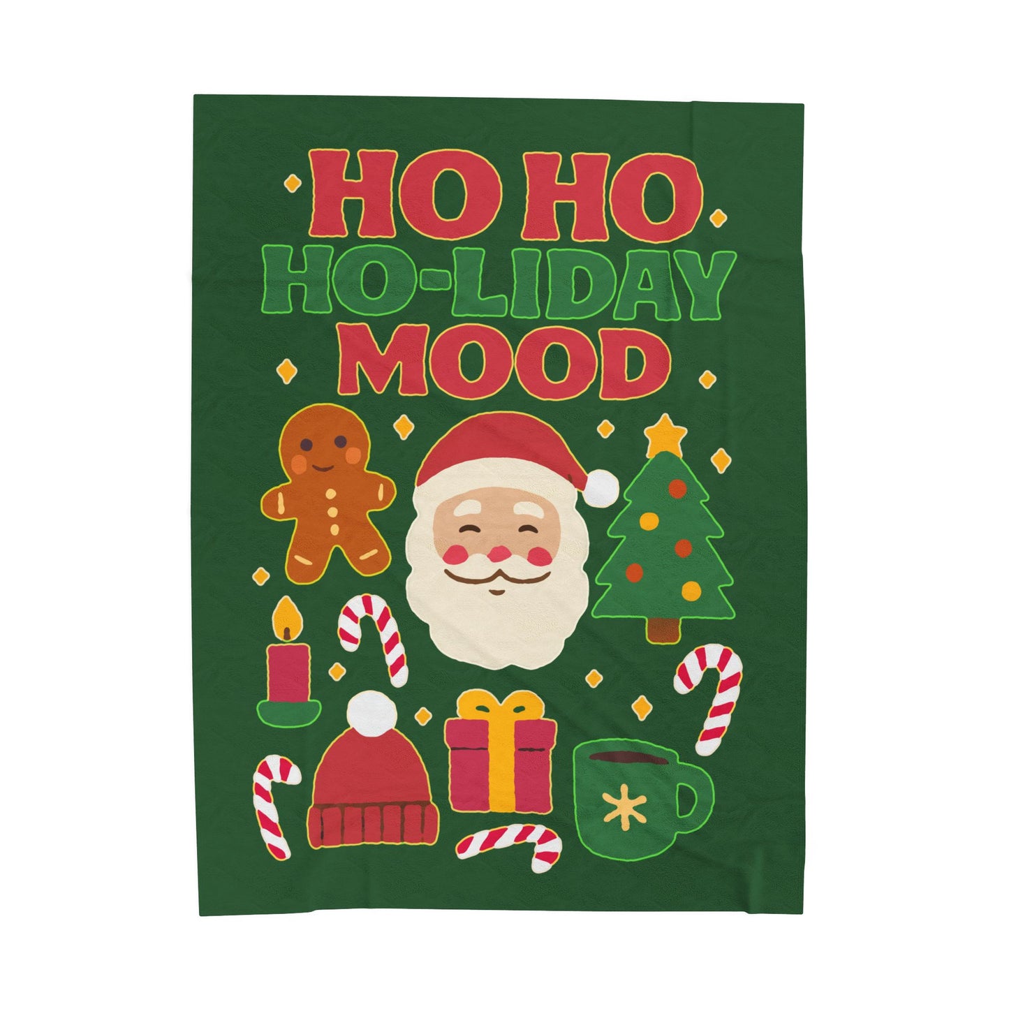Ho Ho Ho-liday Mood - Plush Blanket
