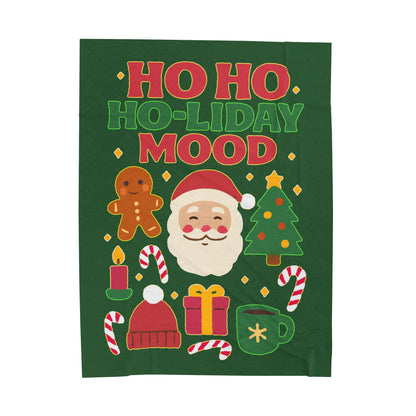 Ho Ho Ho-liday Mood - Plush Blanket