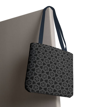 Chic Monochrome Tote Bag, Stylish Shopping, Travel, Everyday Use, Gift, Minimalist Decor