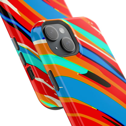 Abstract Rainbow Swirl Arc - Magnetic Phone Case
