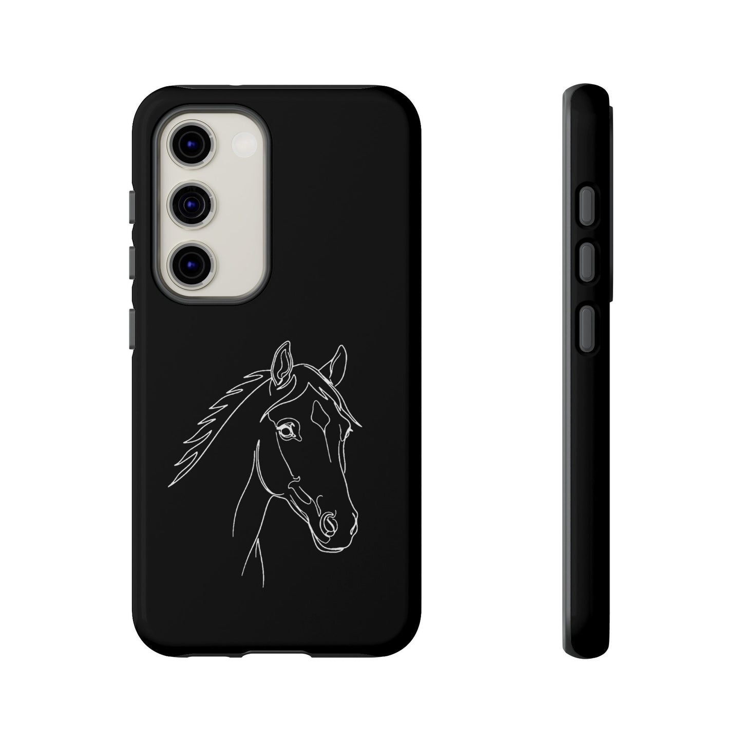 Horse Portrait Sketch - Tough Phone Case