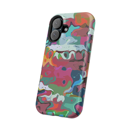 Colorful Abstract Marble - Magnetic Phone Case