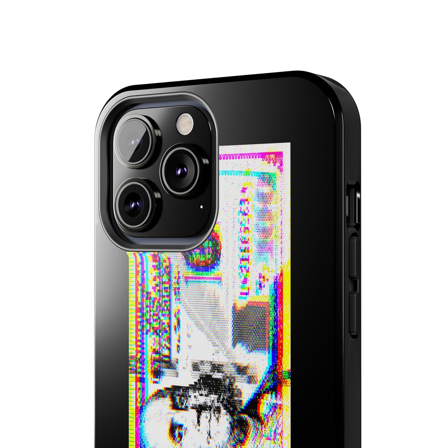 100 Dollars Bill - Neon Color Explosion - Phone Case