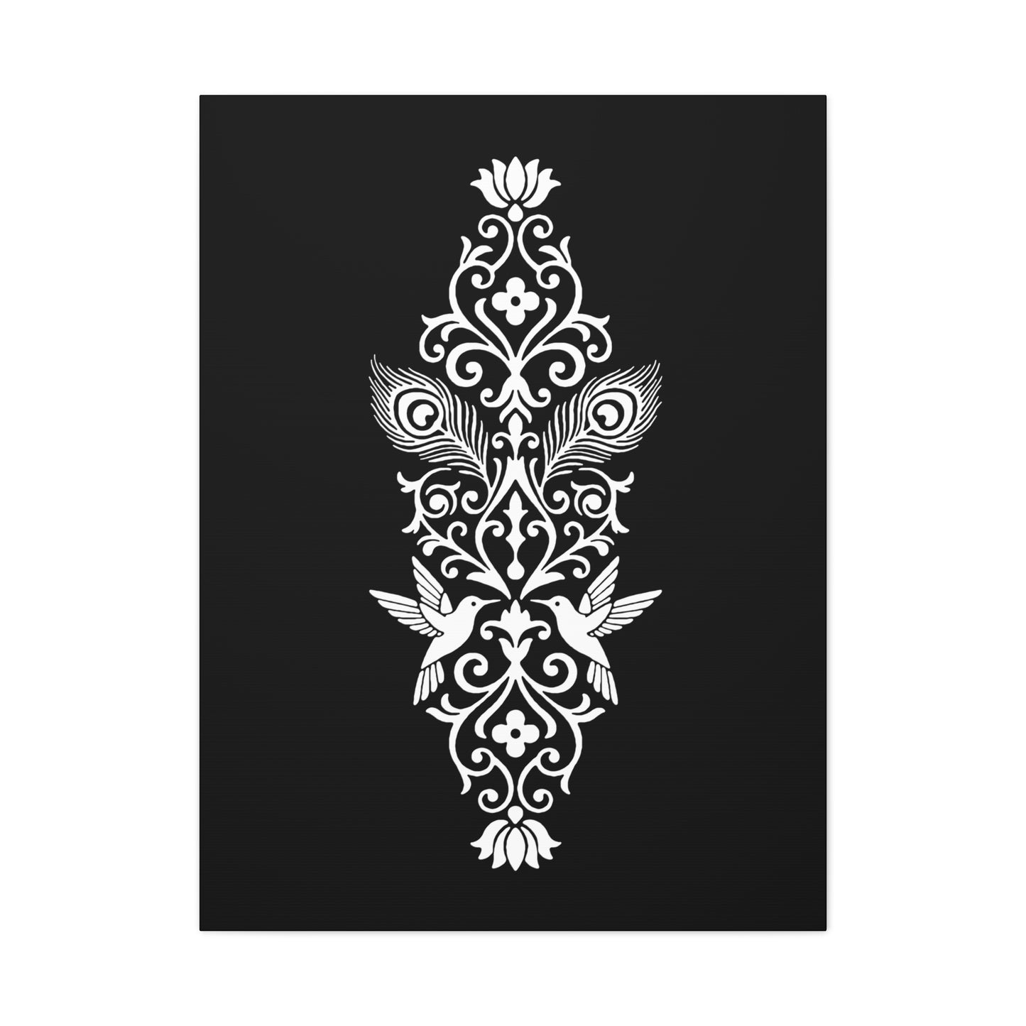 Hummingbird Soulmates - Stretched Canvas