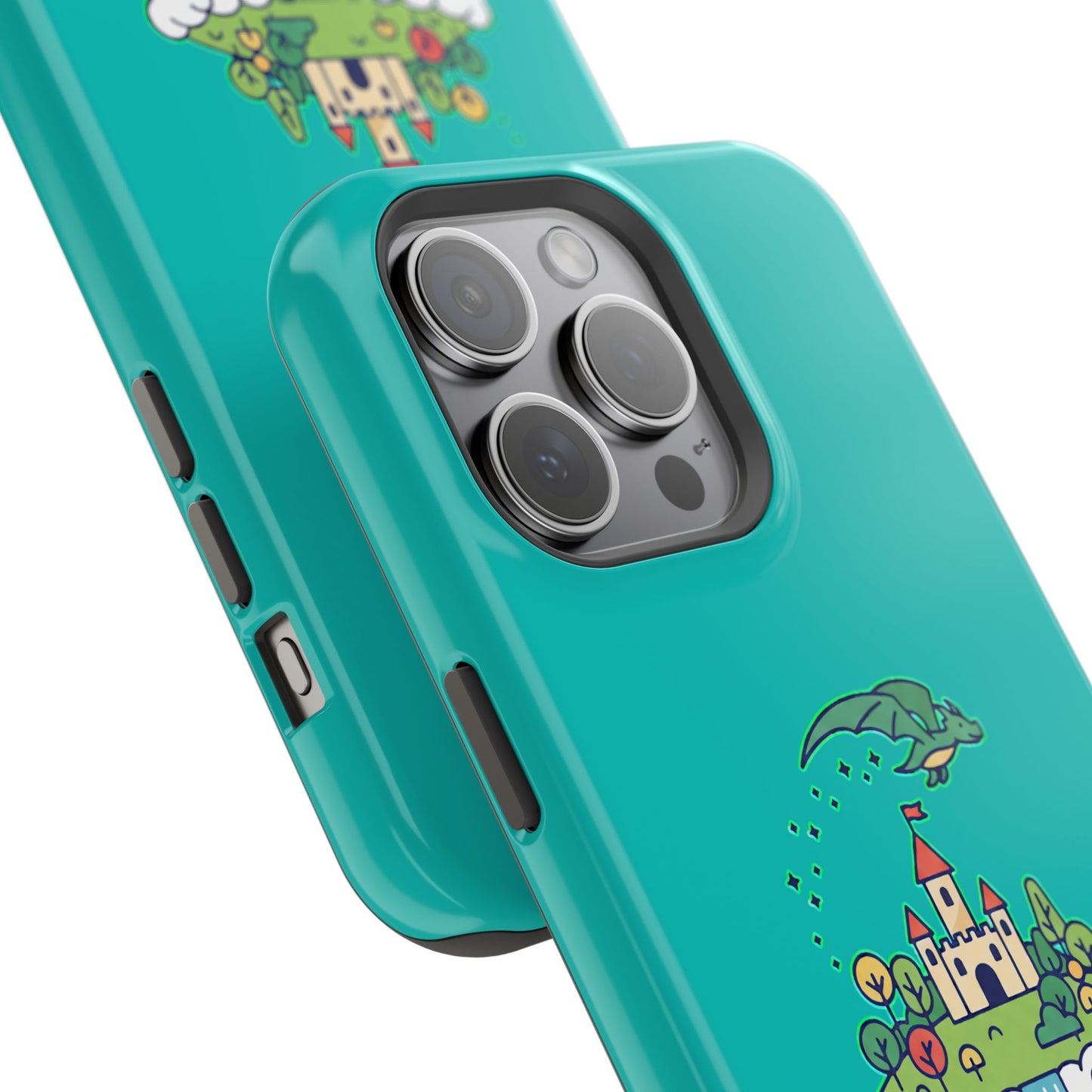 Floating Castle Dragon - Magical Fantasy Island - Magnetic Phone Case