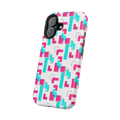 Retro Geometric Vibes - Magnetic Phone Case