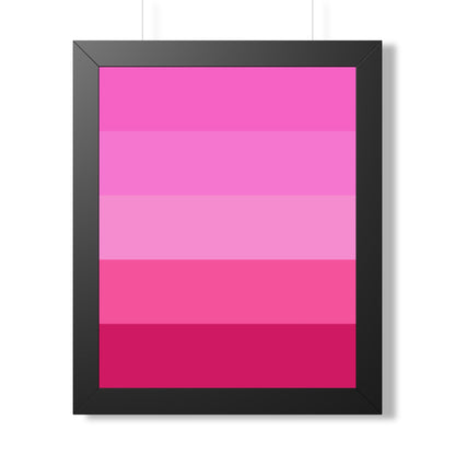 Valentine Rose Colors - Framed Poster