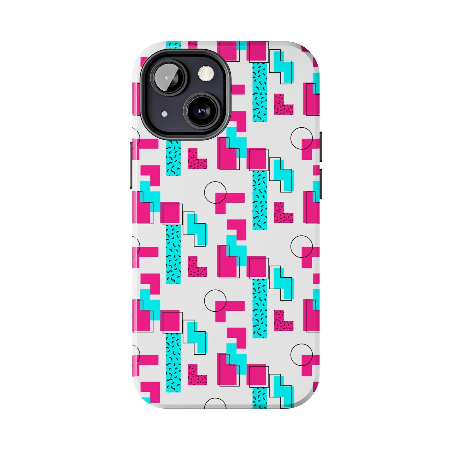Retro Geometric Vibes - Phone Case