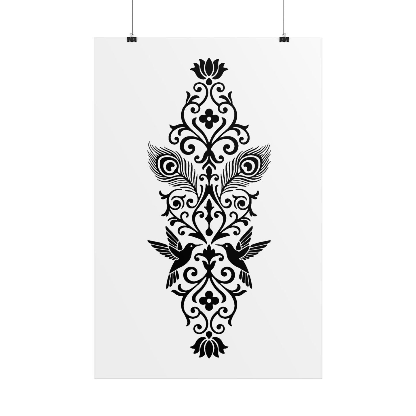 Hummingbird Soulmates - Rolled Poster