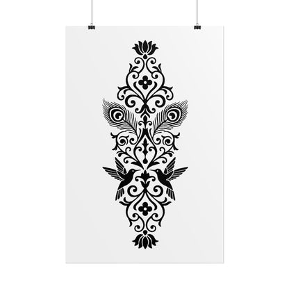 Hummingbird Soulmates - Rolled Poster