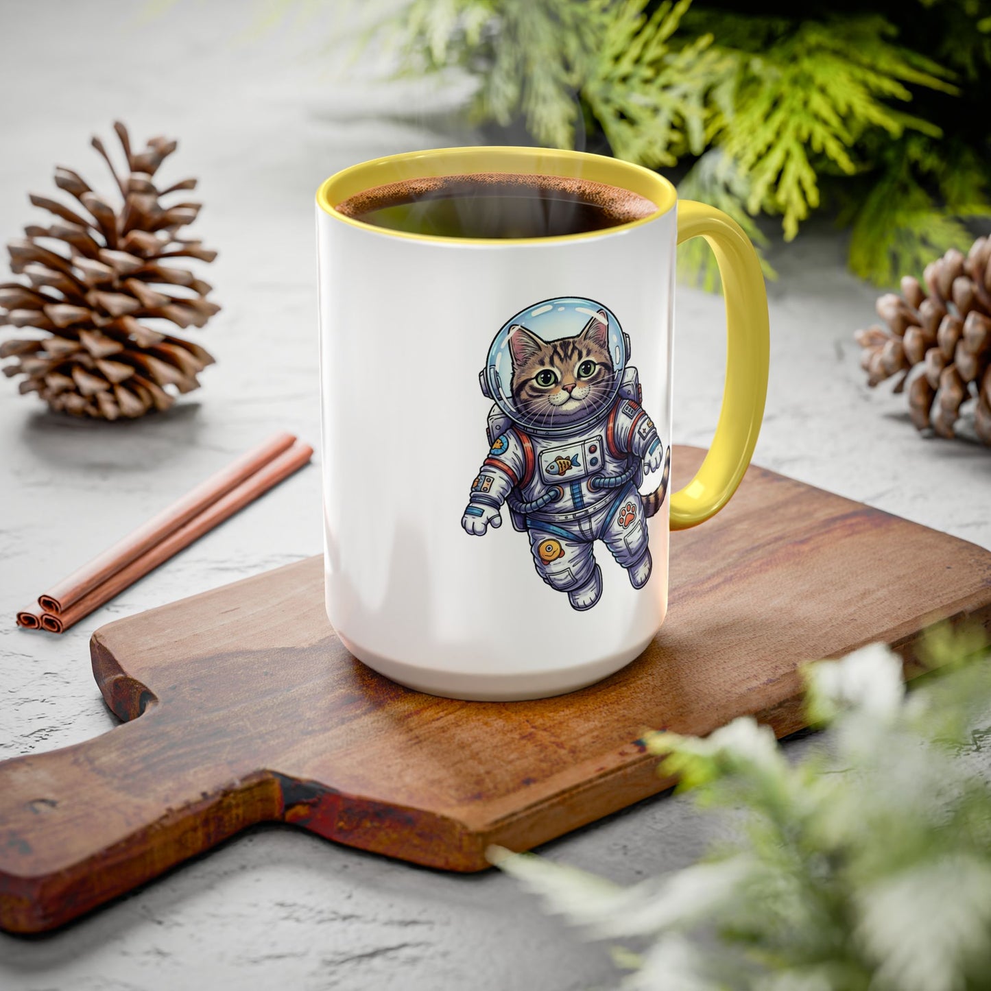 Astronaut Cat - Colorful Mug