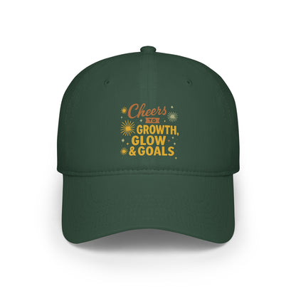 Cheers to Growth, Glow & Goals - Cap