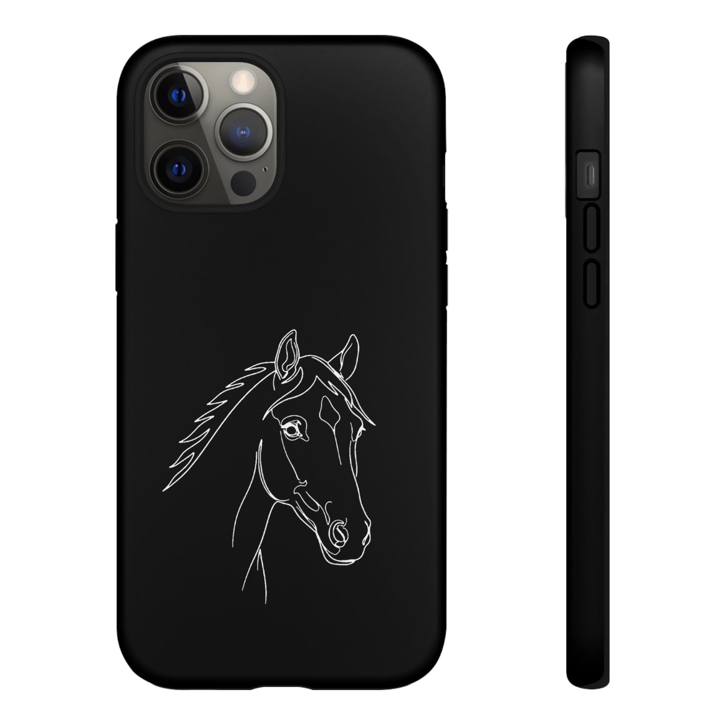 Horse Portrait Sketch - Tough Phone Case
