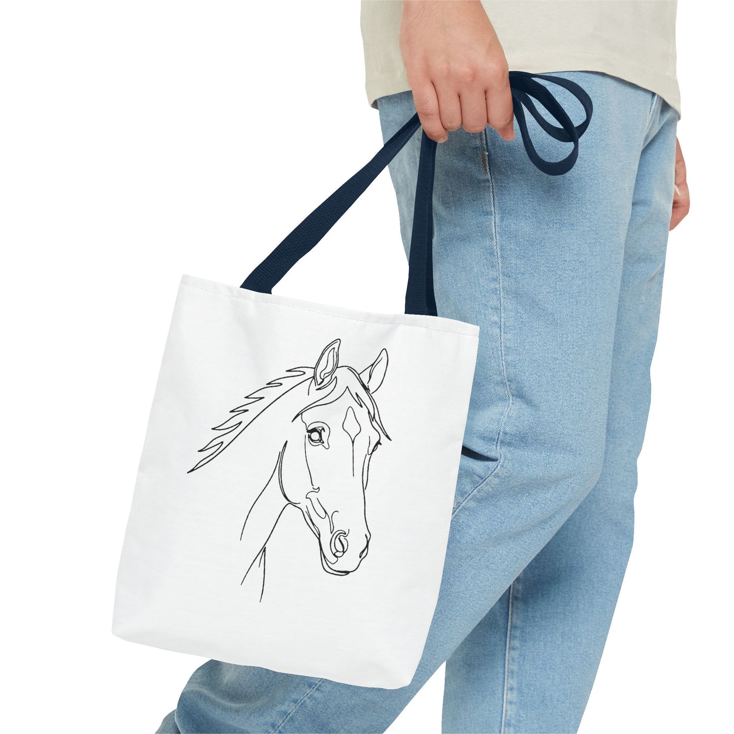 Horse Portrait Sketch - Tote Bag