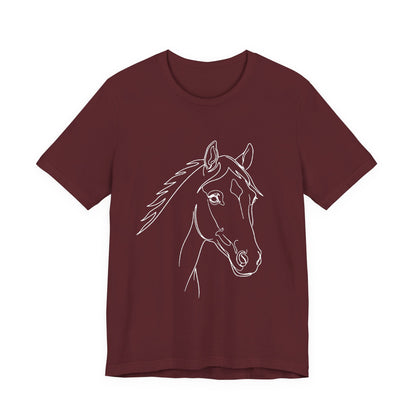 Horse Portrait Sketch - T-Shirt