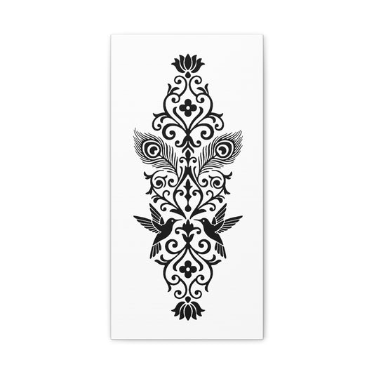 Hummingbird Soulmates - Stretched Canvas