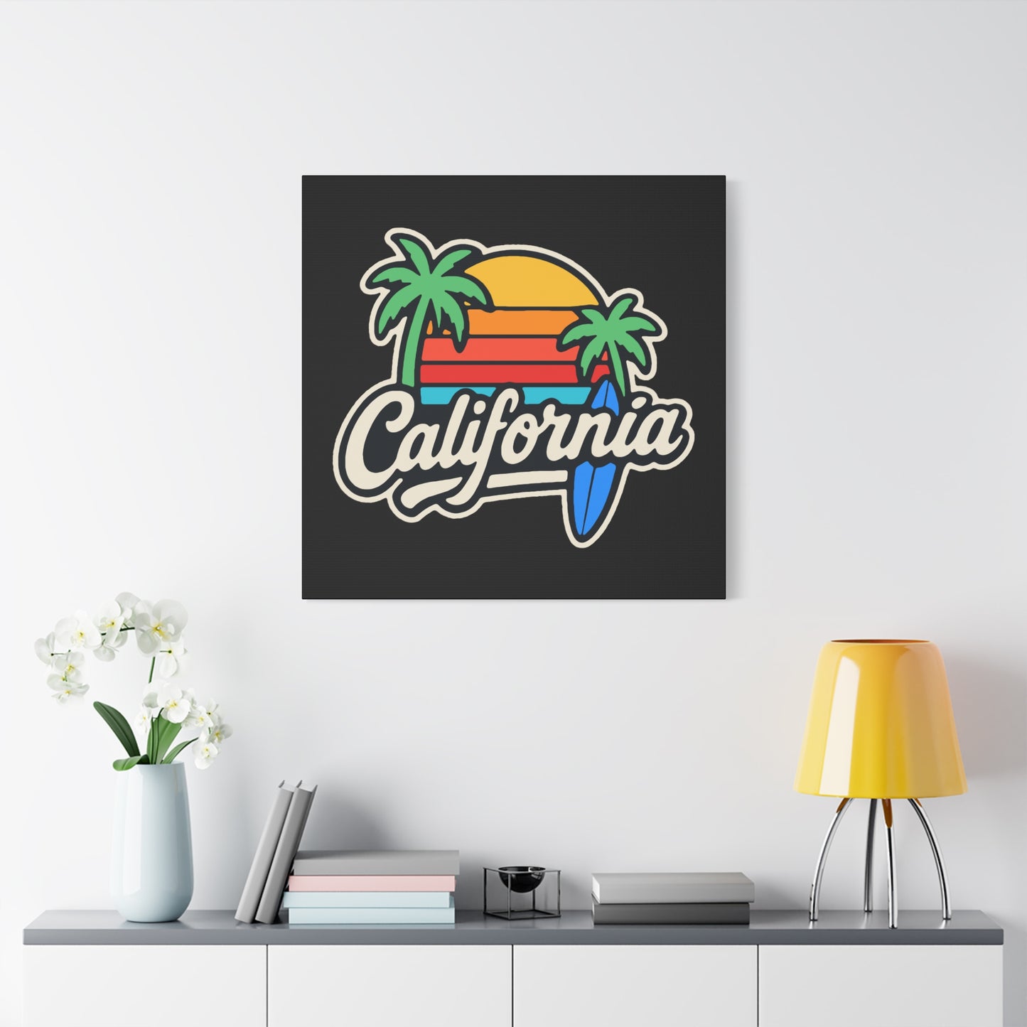 California Surf Vibes - Canvas