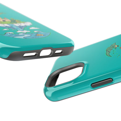 Floating Castle Dragon - Magical Fantasy Island - Magnetic Phone Case