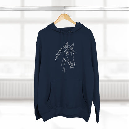 Horse Portrait Sketch - Hoodie