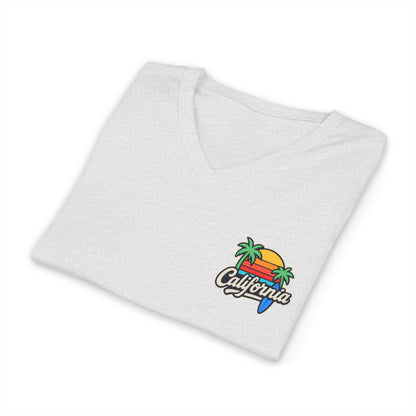 California Surf Vibes - V-Neck Tee