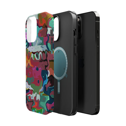Colorful Abstract Marble - Magnetic Phone Case