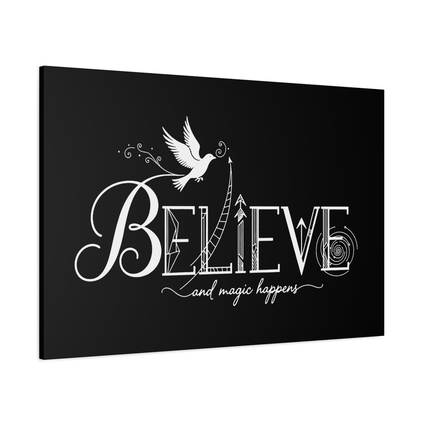 Believe and Magic Happens - Canvas