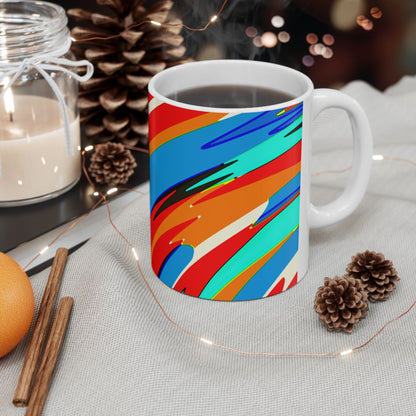 Abstract Rainbow Swirl Arc - Mug