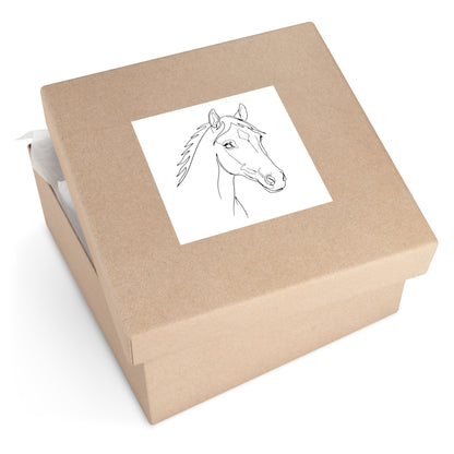 Horse Portrait Sketch - Sticker