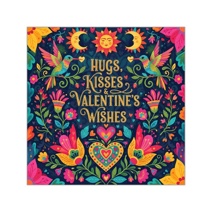 Hugs, Kisses & Valentine's Wishes - Sticker