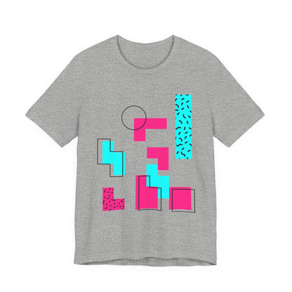 Retro Geometric Vibes - T-Shirt