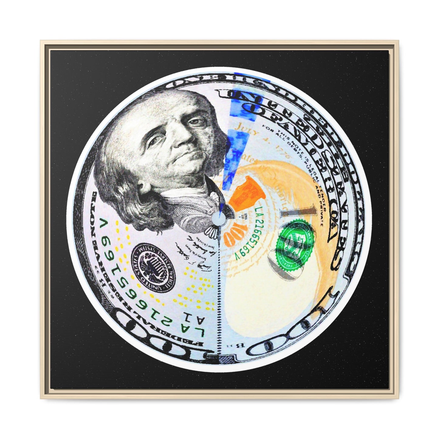 THE MOONEY - Framed Canvas
