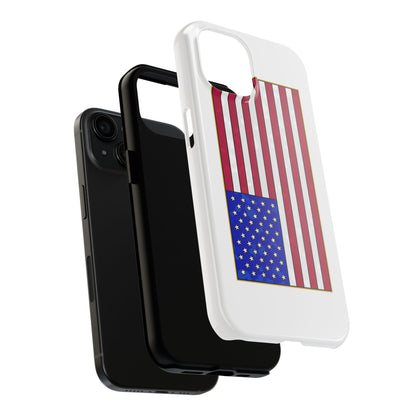 New Glory American Flag (Gold Edge Edition) - Phone Case