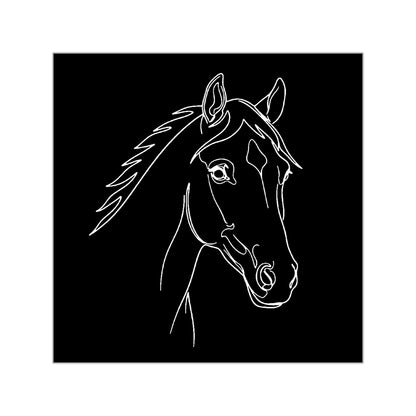 Horse Portrait Sketch - Sticker