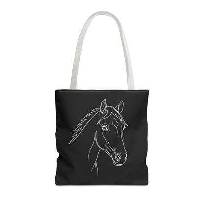 Horse Portrait Sketch - Tote Bag