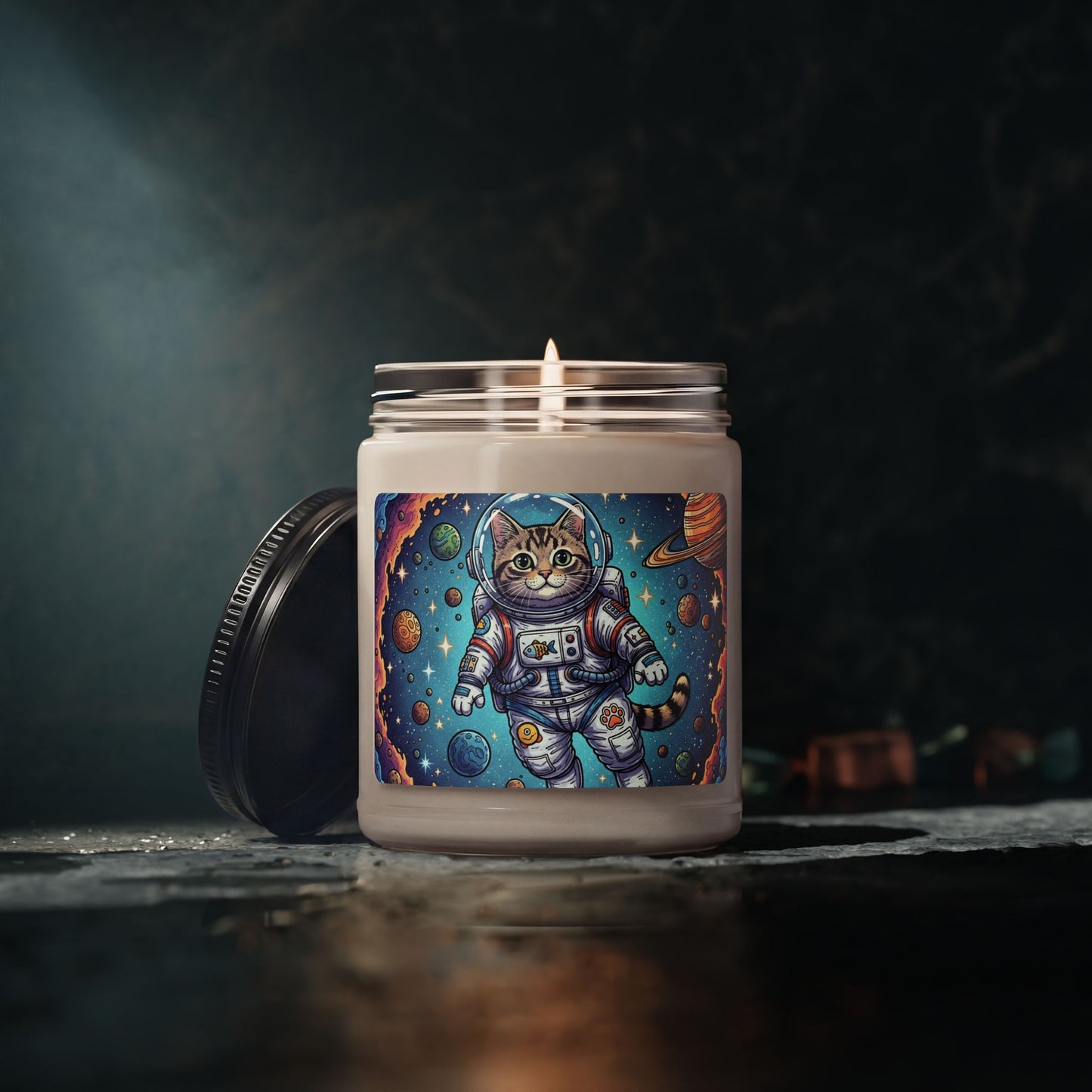 Astronaut Cat - Scented Candle
