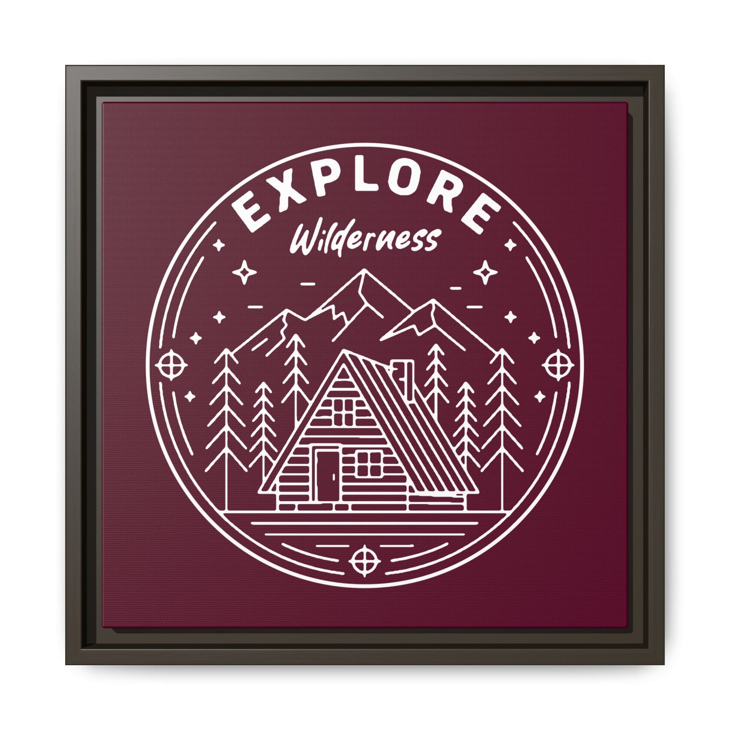 Explore Wilderness - Framed Canvas