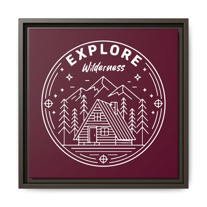 Explore Wilderness - Framed Canvas