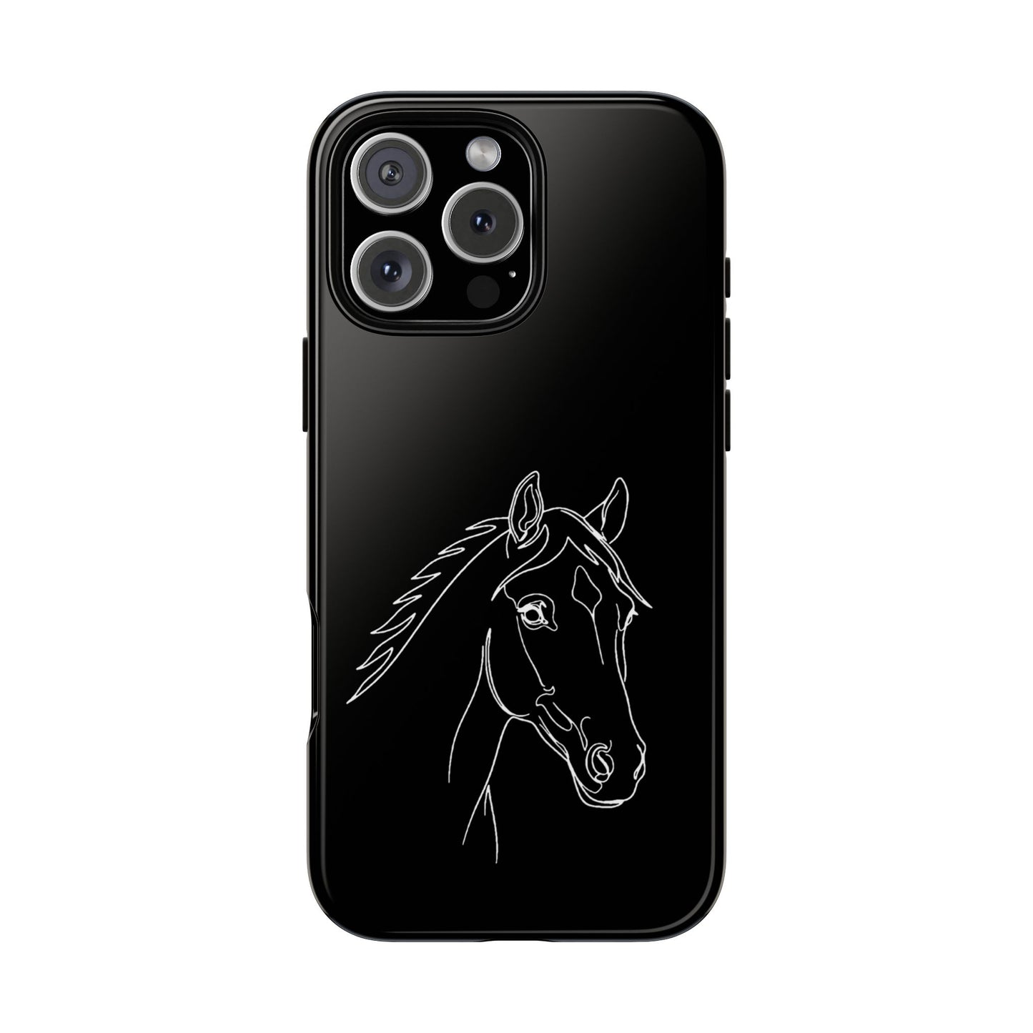 Horse Portrait Sketch - Tough Phone Case