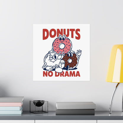 Donuts No Drama - Poster