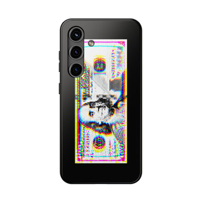 100 Dollars Bill - Neon Color Explosion - Phone Case