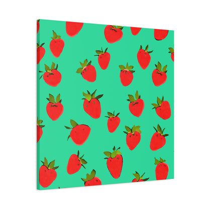 Strawberry Pattern - Canvas