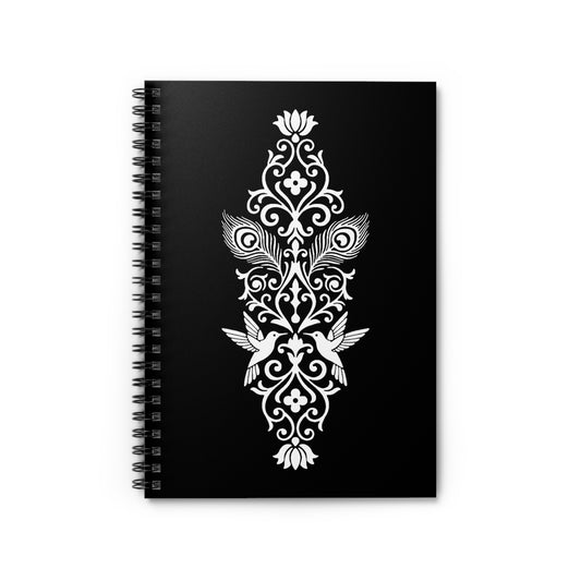 Hummingbird Soulmates - Spiral Notebook